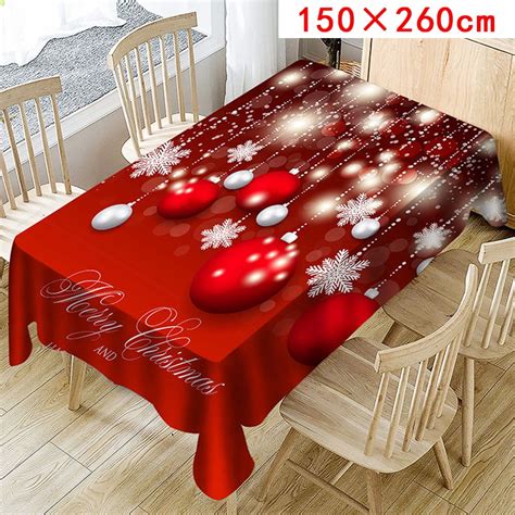 rectangular christmas tablecloths table linens|walmart christmas tablecloths rectangle.